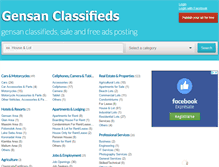 Tablet Screenshot of gensanclassifieds.com